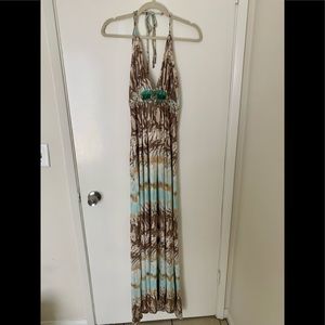 Sky maxi dress